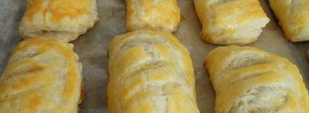 слойки с яблочным вареньем. Шаг 4