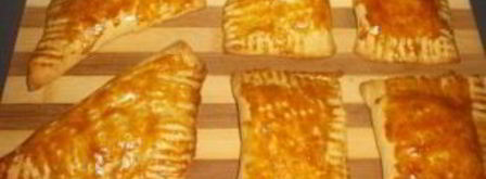 слойки с яблоками из дрожжевого теста. Шаг 7