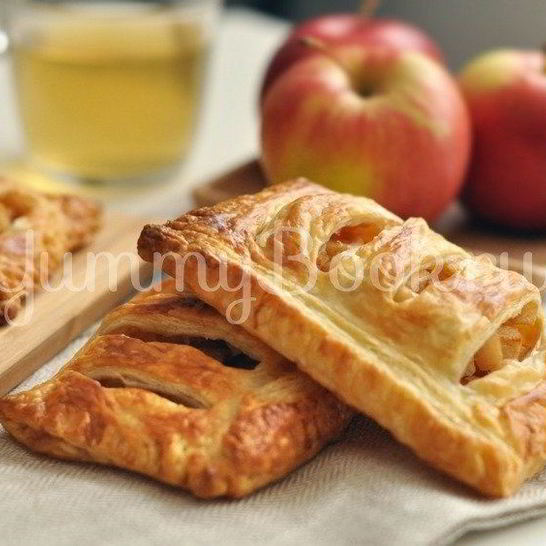 Рецепт слоек с яблоками