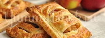 слойки с яблоками. Шаг 7