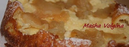 большой сырник с яблоками. Шаг 5