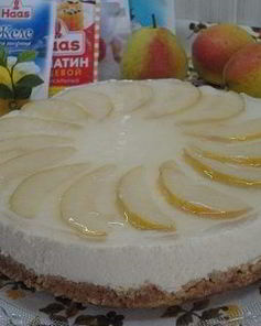 Лимонно-грушевый творожник