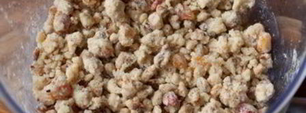 мраморный творожник с мюсли. Шаг 8