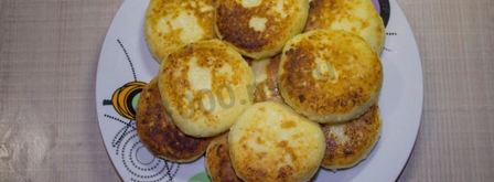 сырники классические из творога на сковороде. Шаг 14