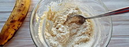 сырники с бананом и медом. Шаг 5