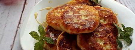 сырники с бананом и медом. Шаг 11