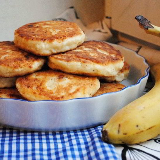 Рецепт сырников с бананом