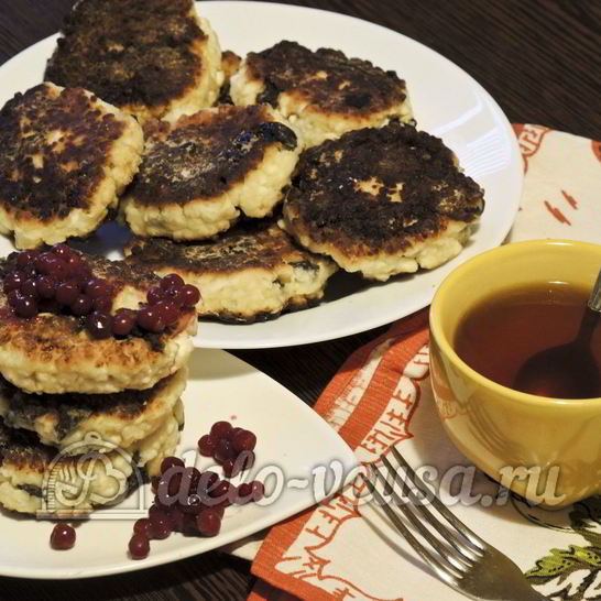 Рецепт сырников с черносливом