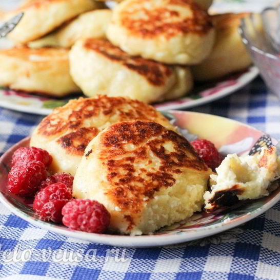 Рецепт сырников с йогуртом