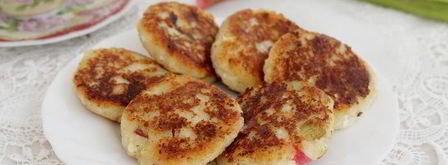 сырники с ревенем. Шаг 4