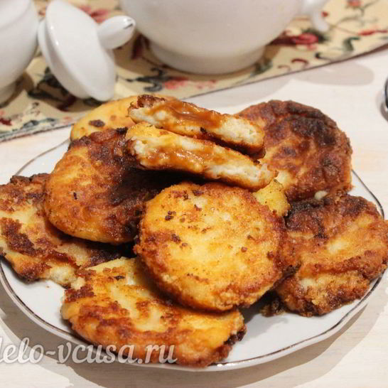 Рецепт сырников с вареной сгущенкой