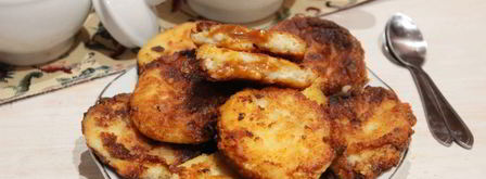 сырники с вареной сгущенкой. Шаг 12