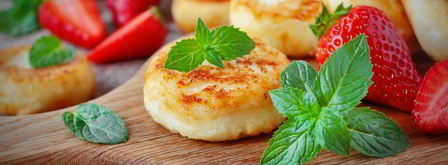 сырники с яблоком. Шаг 7