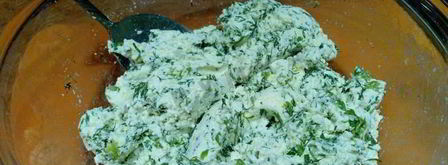 сырники с зеленью. Шаг 7