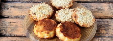 сырники со штрейзелем. Шаг 8