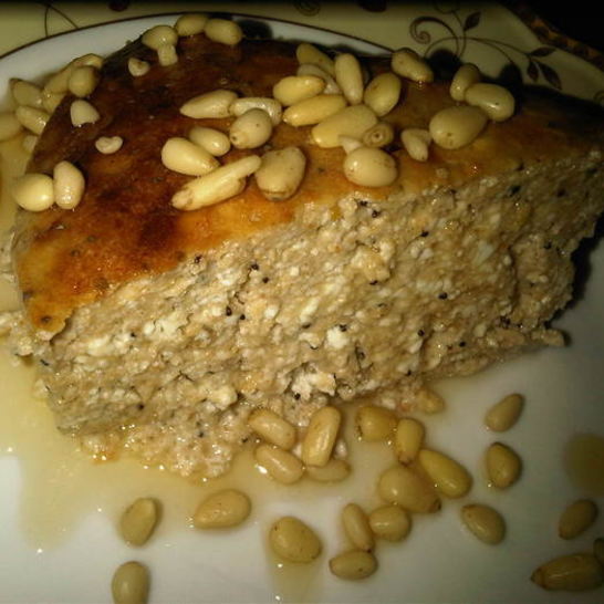 Рецепт творожника с маком и хурмой