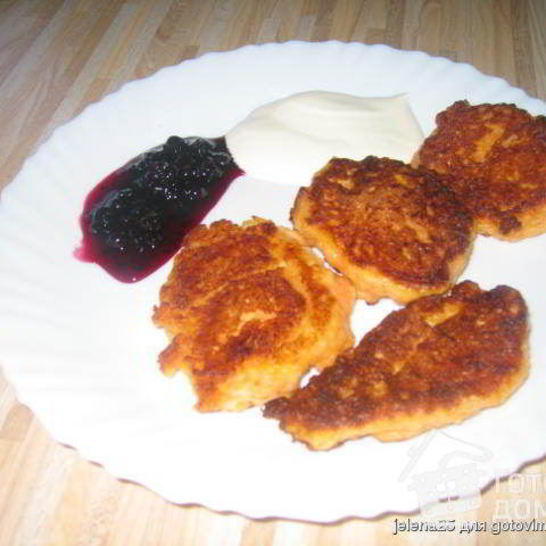 Рецепт творожно-морковных сырники