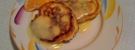 ванильно-апельсиновые сырники с апельсиновым кердом. Шаг 5