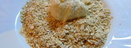 яблочные сырники в овсяной панировке без муки. Шаг 6