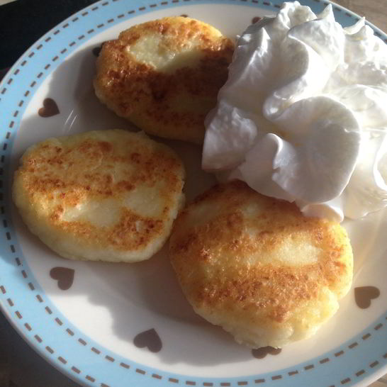 Рецепт яблочных сырников