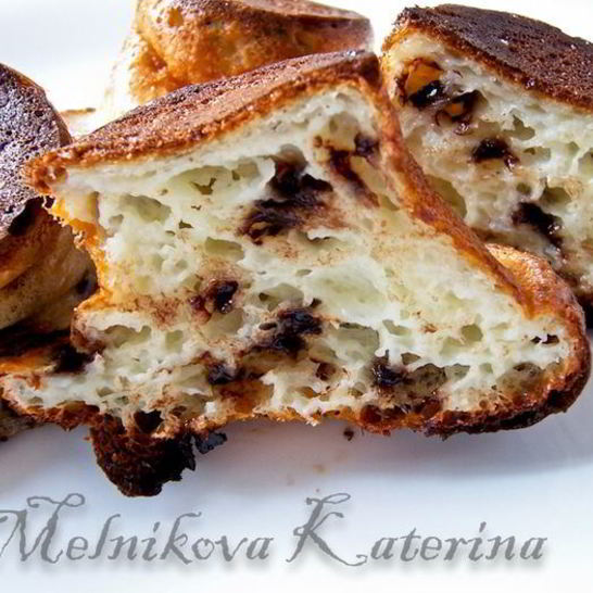 Рецепт запеченных сырников с шоколадными каплями