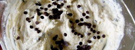 запеченные сырники с шоколадными каплями. Шаг 2