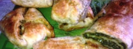 сырно шпинатные слойки. Шаг 5