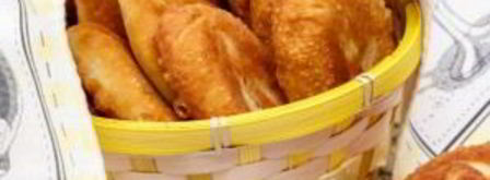 быстрое тесто на кефире для пирожков. Шаг 10