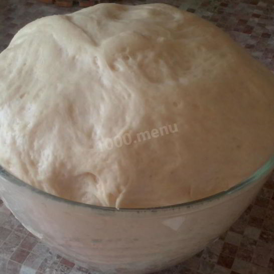 Рецепт дрожжевого теста безопарным способом