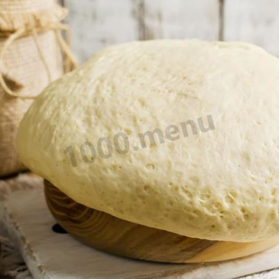 Рецепт дрожжевого теста на кислом молоке