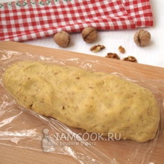 Рецепт песочного орехового теста