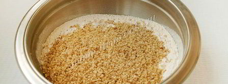 песочное ореховое тесто. Шаг 4