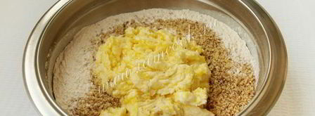 песочное ореховое тесто. Шаг 6