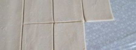 слоеное тесто с яблоками. Шаг 2