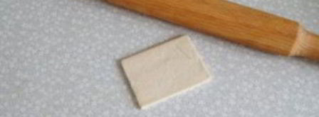 слоеное тесто с яблоками. Шаг 3