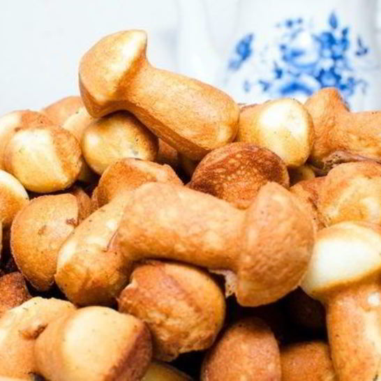 Рецепт теста для грибочков в форме