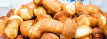 тесто для грибочков в форме. Шаг 4