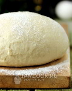 Тесто для пиццы на молоке
