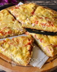 Тесто для пиццы на сметане и майонезе