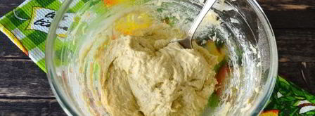 тесто для пиццы на сметане и майонезе. Шаг 7