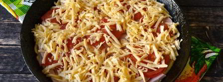 тесто для пиццы на сметане и майонезе. Шаг 11