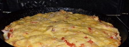 тесто для пиццы на сметане и майонезе. Шаг 12