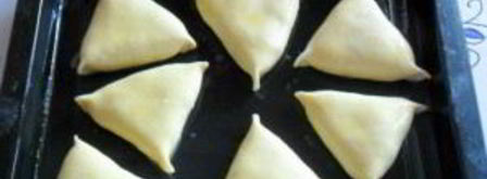 тесто для самсы на кефире. Шаг 8