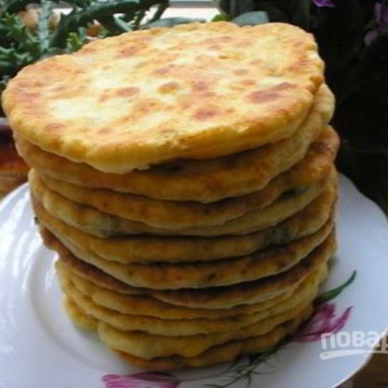 Рецепт теста на кефире для лепешек на сковороде