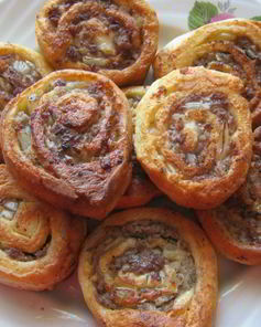 Творожное тесто с фаршем