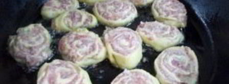 творожное тесто с фаршем. Шаг 10