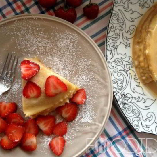 Рецепт блинного торта со сгущенкой