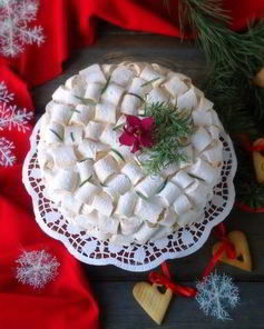 Черничный медовик