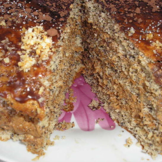 Рецепт макового торта