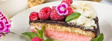 малиновый торт с шоколадом. Шаг 29